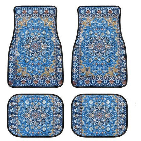Vintage Bohemian Style Car Floor Carpet